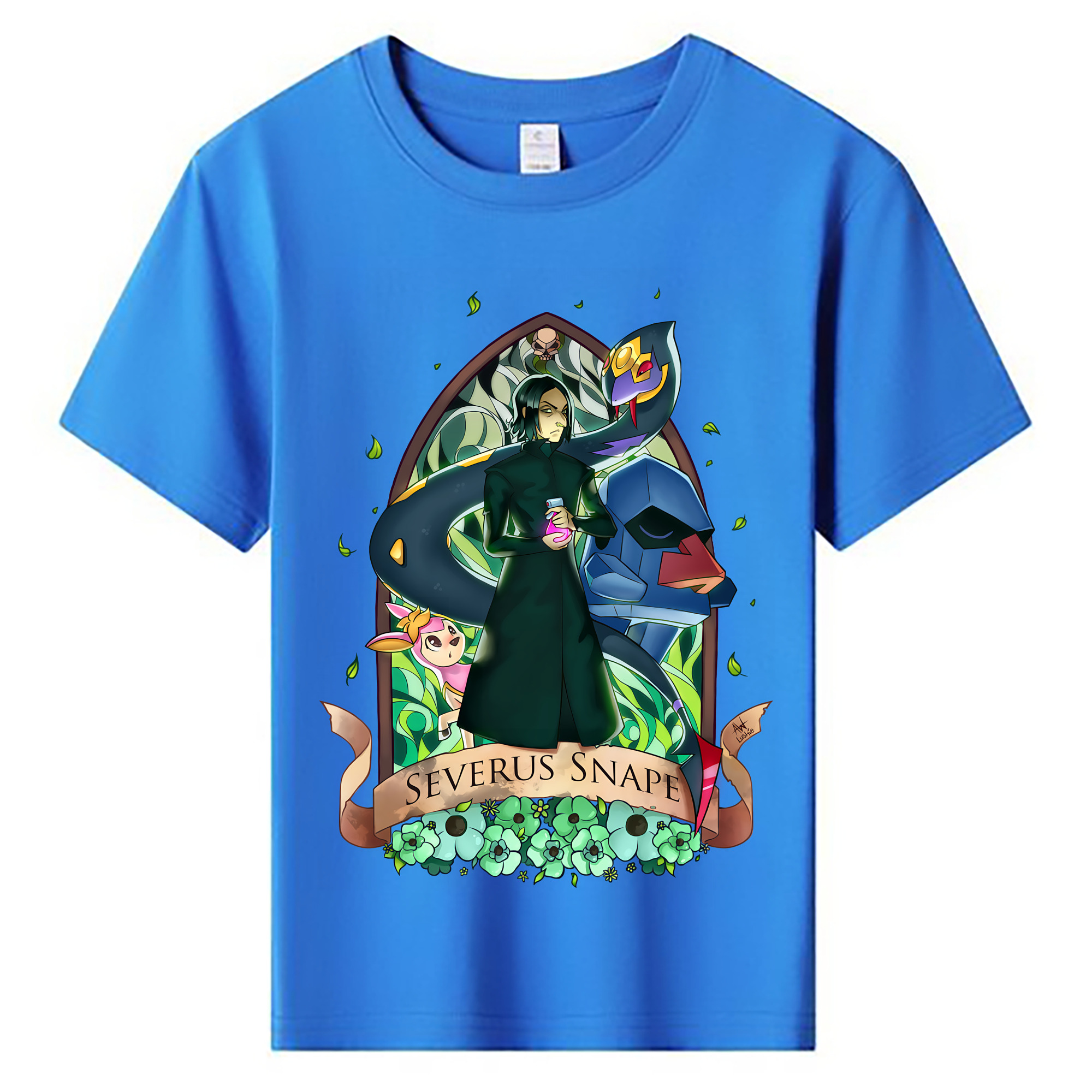 （画像用） Harry Potter ハリー・ポッターシリーズ 綿100％キッズTシャツ（フロントプリント）